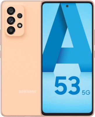 Smartphone SAMSUNG Galaxy A53 Peche 5G Reconditionné Smartphone SAMSUNG Galaxy A53 Peche 5G Reconditionné