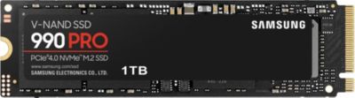 Disque dur SSD interne SAMSUNG 1To 990 Pro PCIe 4.0 NVMe M.2