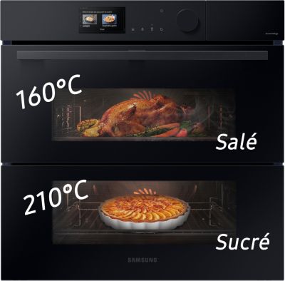 Four Intégrable 76l 60 Cm A Pyrolyse Inox Samsung Nv7b4430zas à Prix  Carrefour