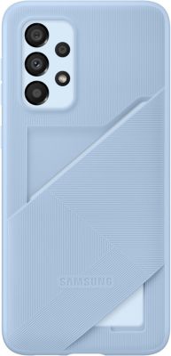 Coque SAMSUNG A33 Porte-carte integre bleu