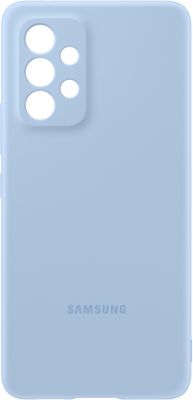 Coque SAMSUNG A53 Silicone bleu