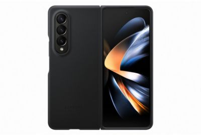 Coque SAMSUNG Z Fold 4 Cuir Anthracite