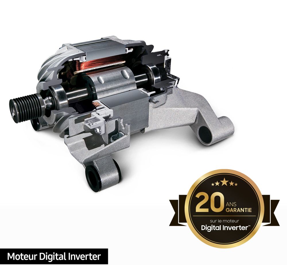 Lave-linge 11 kg Samsung BESPOKE AI™ WW11BB744DGW SmartThings