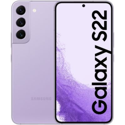 Location Smartphone Samsung Galaxy S22 Lavande 128Go 5G Reconditionné Grade A