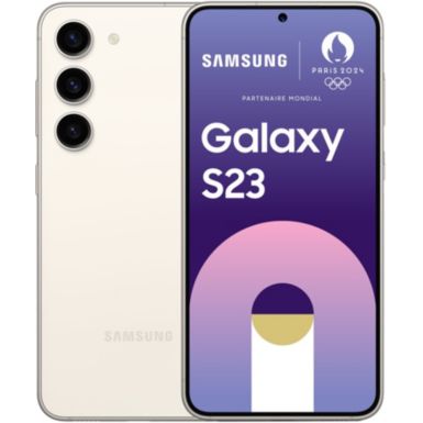 Smartphone SAMSUNG Galaxy S23 Blanc 256Go 5G