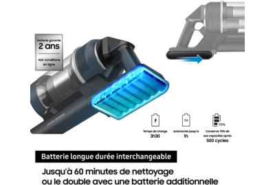 Batterie aspirateur SAMSUNG longue duree 60 minutes