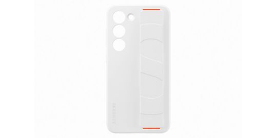 Coque SAMSUNG S23 Silicone avec laniere Blanc