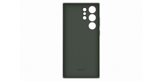 Coque SAMSUNG S23 Ultra cuir Vert