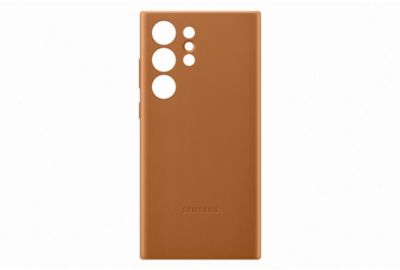 Coque SAMSUNG S23 Ultra cuir Camel