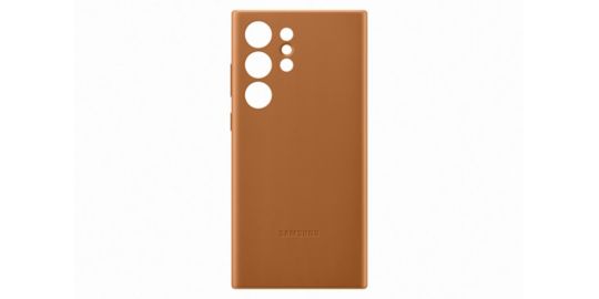 Coque SAMSUNG S23 Ultra cuir Camel