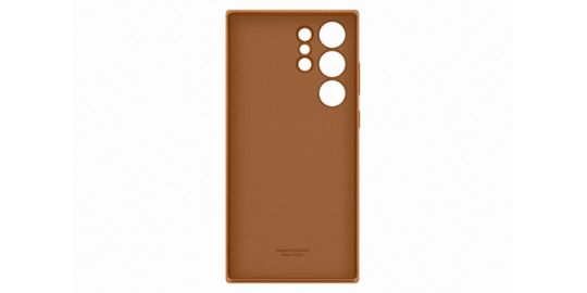 Coque SAMSUNG S23 Ultra cuir Camel
