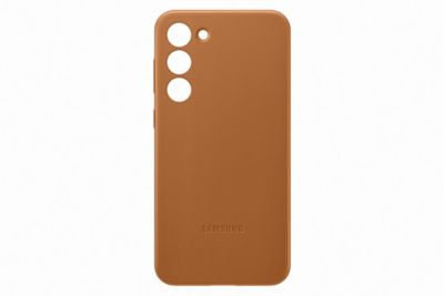 Coque SAMSUNG S23+ cuir Camel
