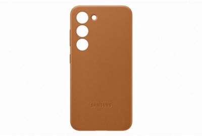 Coque SAMSUNG S23 cuir Camel