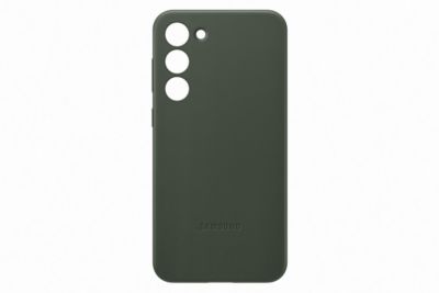 Coque SAMSUNG S23+ cuir Vert