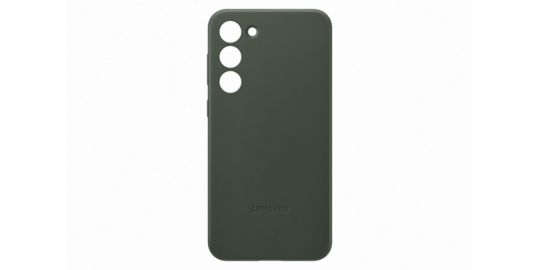 Coque SAMSUNG S23+ cuir Vert