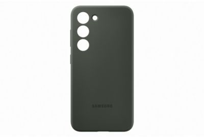 Coque SAMSUNG S23 Silicone Khaki