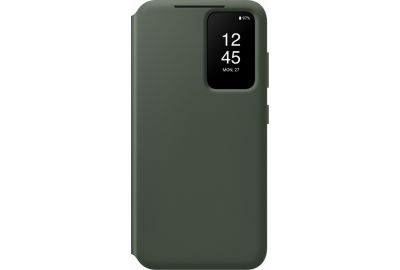 Etui SAMSUNG S23 Smart View porte-carte Khaki