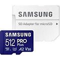 Carte Micro SD SAMSUNG 512 Go Pro Plus
