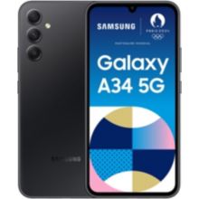 Smartphone SAMSUNG Galaxy A34 Gris 128 Go 5G