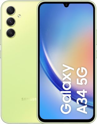Smartphone SAMSUNG Galaxy A34 Lime 128Go 5G Reconditionné Smartphone SAMSUNG Galaxy A34 Lime 128Go 5G Reconditionné