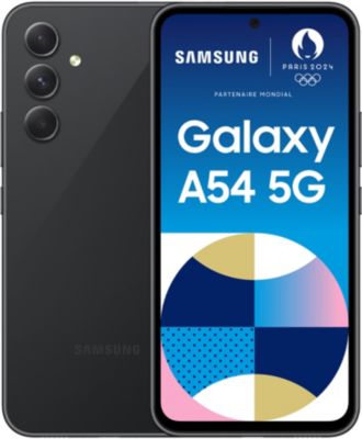 Smartphone SAMSUNG Galaxy A54 Graphite 128Go 5G