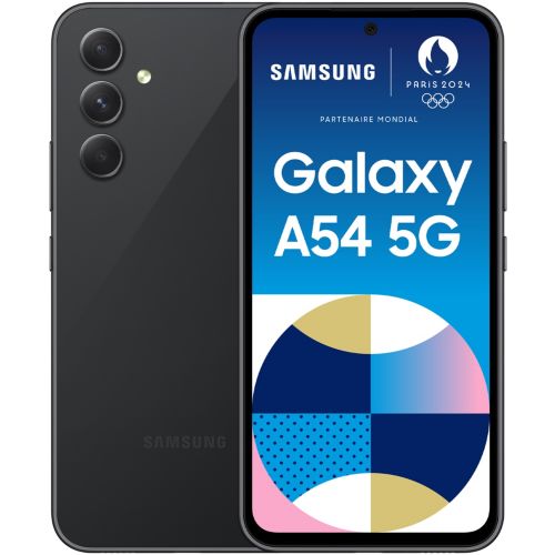 Smartphone SAMSUNG Galaxy A54 Graphite 128Go 5G