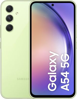 Smartphone SAMSUNG Galaxy A54 Lime 128Go 5G