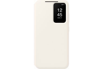 Etui SAMSUNG S23 Smart View porte-carte Creme