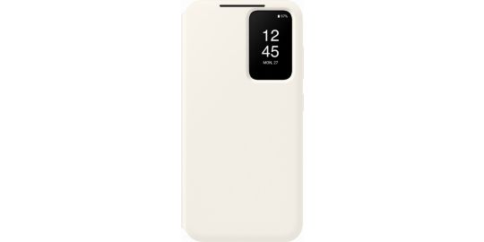 Etui SAMSUNG S23 Smart View porte-carte Creme