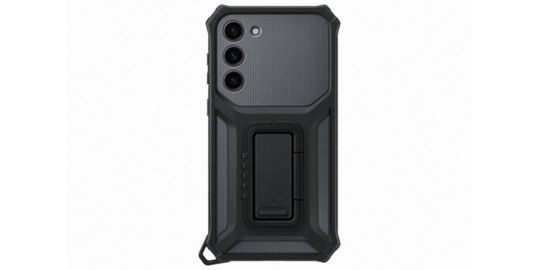 Coque SAMSUNG S23+ Renforcee support amovible Gri