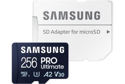 Carte Micro SD SAMSUNG 256 Go Pro Ultimate avec adaptateur