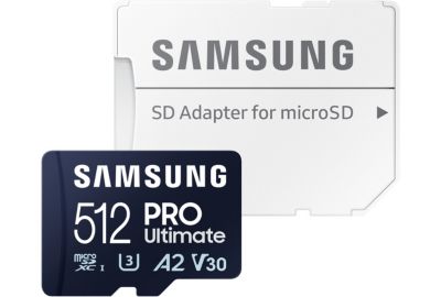 Carte Micro SD SAMSUNG 512 Go Pro Ultimate avec adaptateur