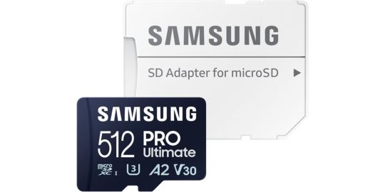 Carte Micro SD SAMSUNG 512 Go Pro Ultimate avec adaptateur