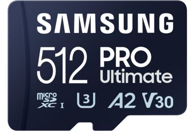 Carte Micro SD SAMSUNG 512 Go Pro Ultimate avec adaptateur