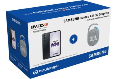 Smartphone SAMSUNG Pack A34 5G Graphite+