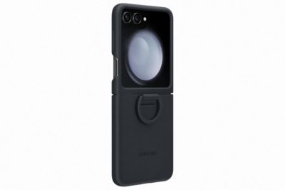Coque SAMSUNG Z Flip 5 avec anneau sillicone Marine