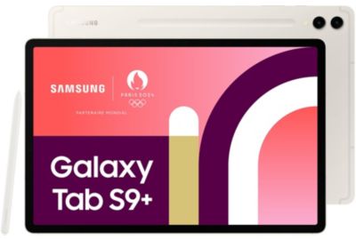 Tablette Android SAMSUNG Galaxy Tab S9+ 12.4 Wifi 256Go Crème