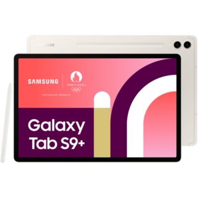 Location Tablette Android Samsung Galaxy Tab S9+ 12.4 Wifi 256Go Crème