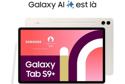 Tablette Android SAMSUNG Galaxy Tab S9+ 12.4 Wifi 256Go Crème