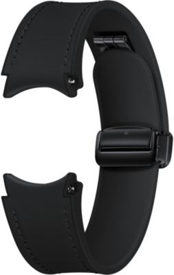 Bracelet SAMSUNG Watch 4/5/6 S/M Hybride Leather Noir