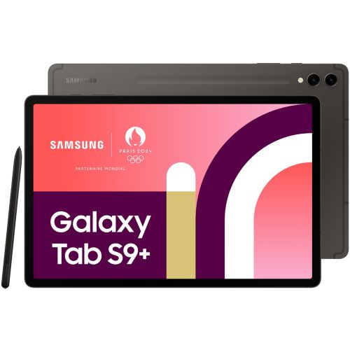Tablette Android SAMSUNG Pack Tab S9+ 12.4' 256Go WiFi + Book Co