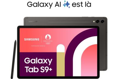 Tablette Android SAMSUNG Galaxy Tab S9+ 12.4 Wifi 256Go Gris