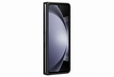 Coque SAMSUNG Z Fold 5 Simili Cuir Graphite