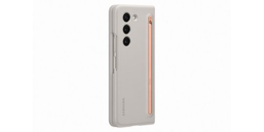Coque SAMSUNG Z Fold 5 S pen intégré Crème