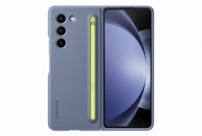 Coque SAMSUNG Z Fold 5 S pen intégré Bleu