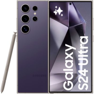 Location Smartphone Samsung Galaxy S24 Ultra Violet 256Go Reconditionné Grade C