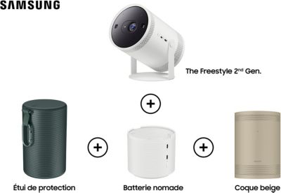 Mini vidéoprojecteur SAMSUNG The Freestyle 2ndgenSP-LFF3+accessoires