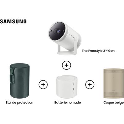 Location Mini vidéoprojecteur Samsung The Freestyle 2ndgenSP-LFF3+accessoires