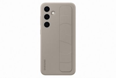 Coque SAMSUNG Samsung S24+ sillicone lanière taupe