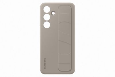 Coque SAMSUNG Samsung S24 sillicone lanière taupe